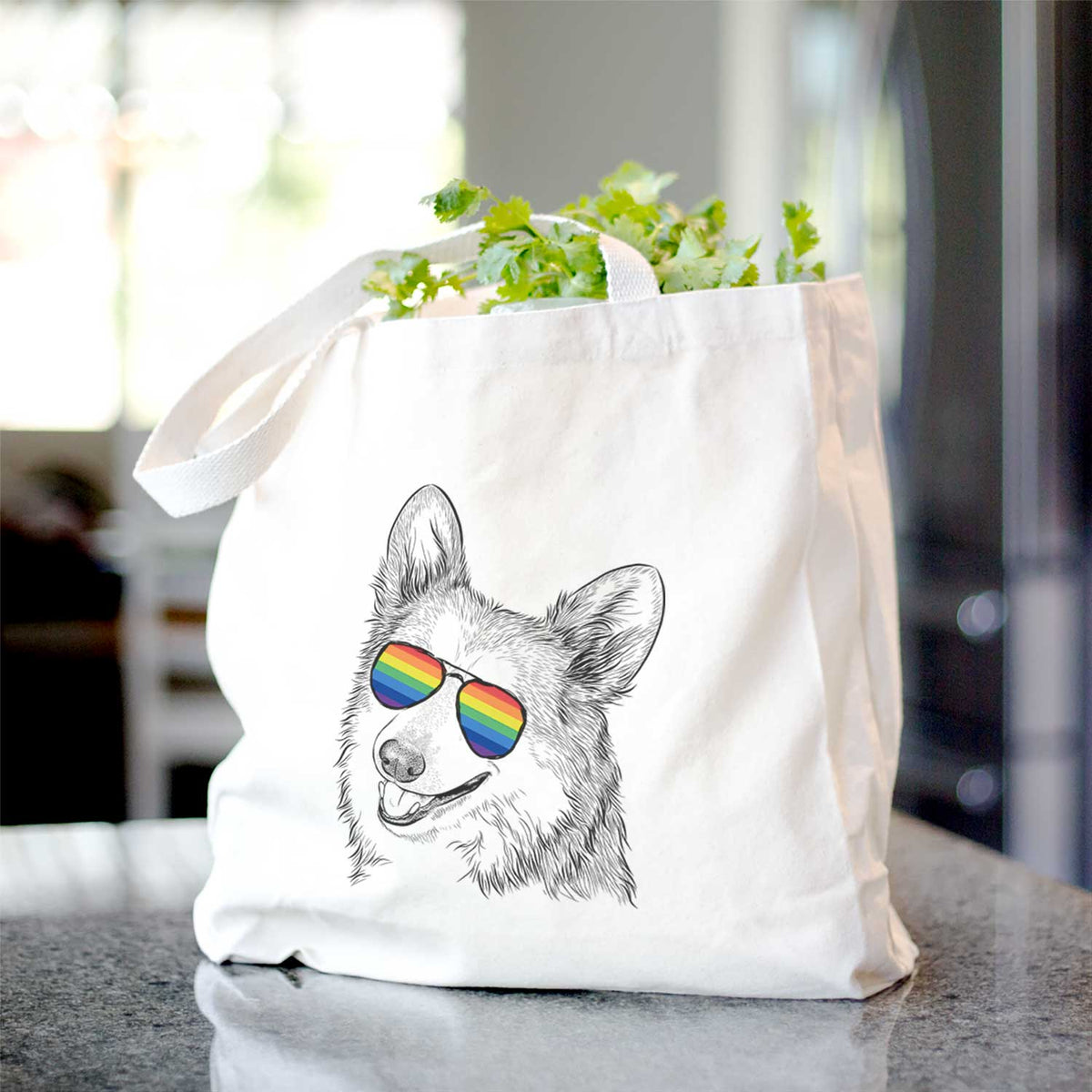 Scout the Pembroke Welsh Corgi - Tote Bag