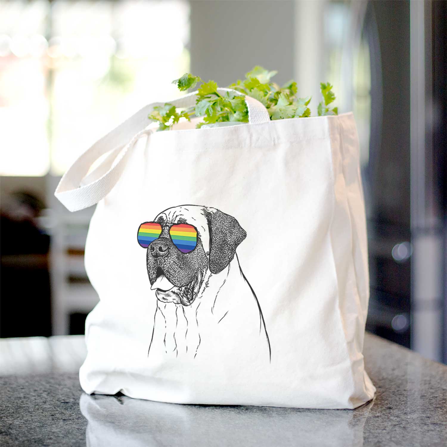 Sterling the English Mastiff - Tote Bag