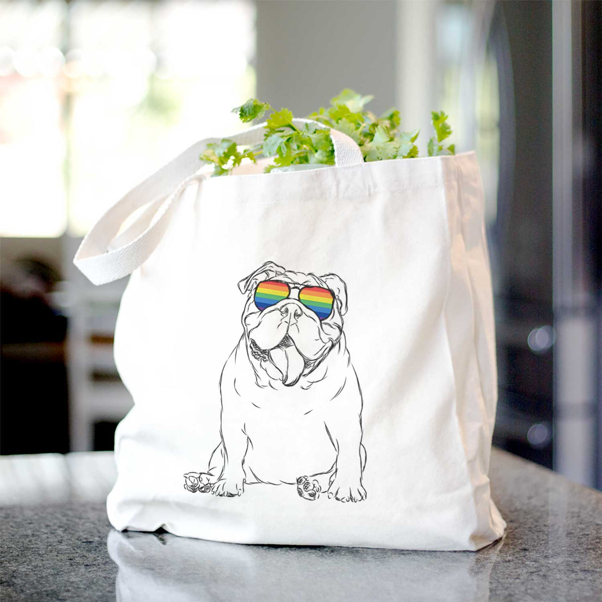Tank the English Bulldog - Tote Bag