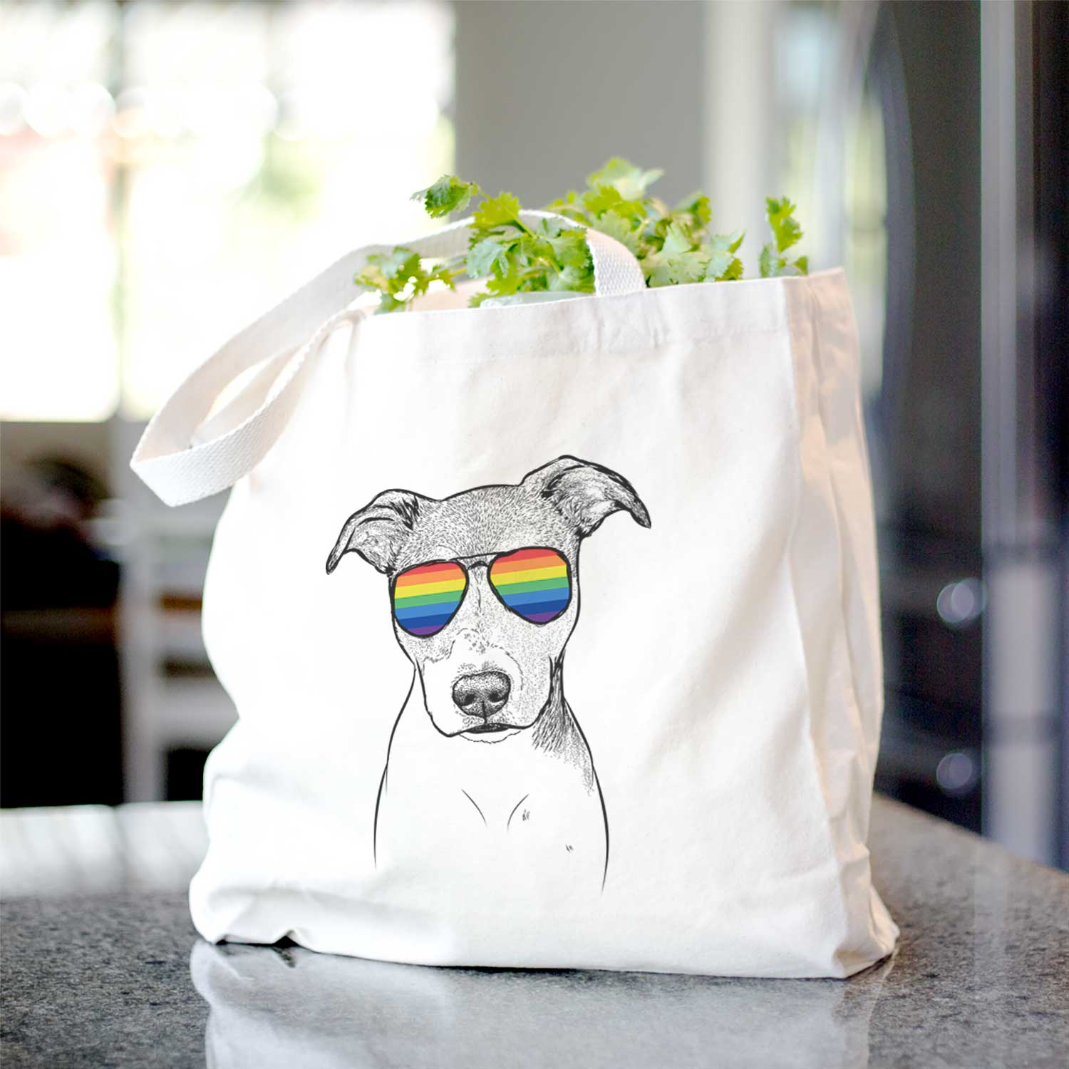 Tula the American Staffordshire Terrier Heeler Mix - Tote Bag