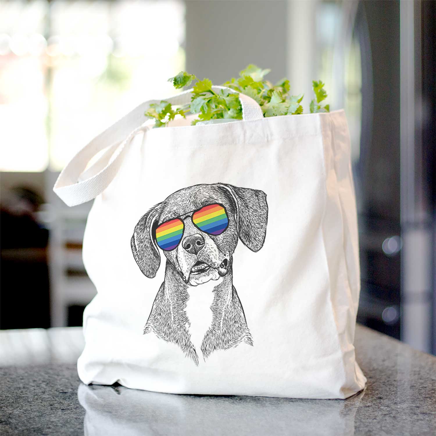 Zeena the Plott Hound Mix - Tote Bag