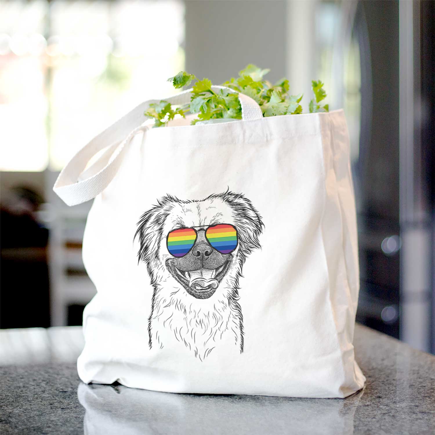 Zuri the Spaniel Mix - Tote Bag