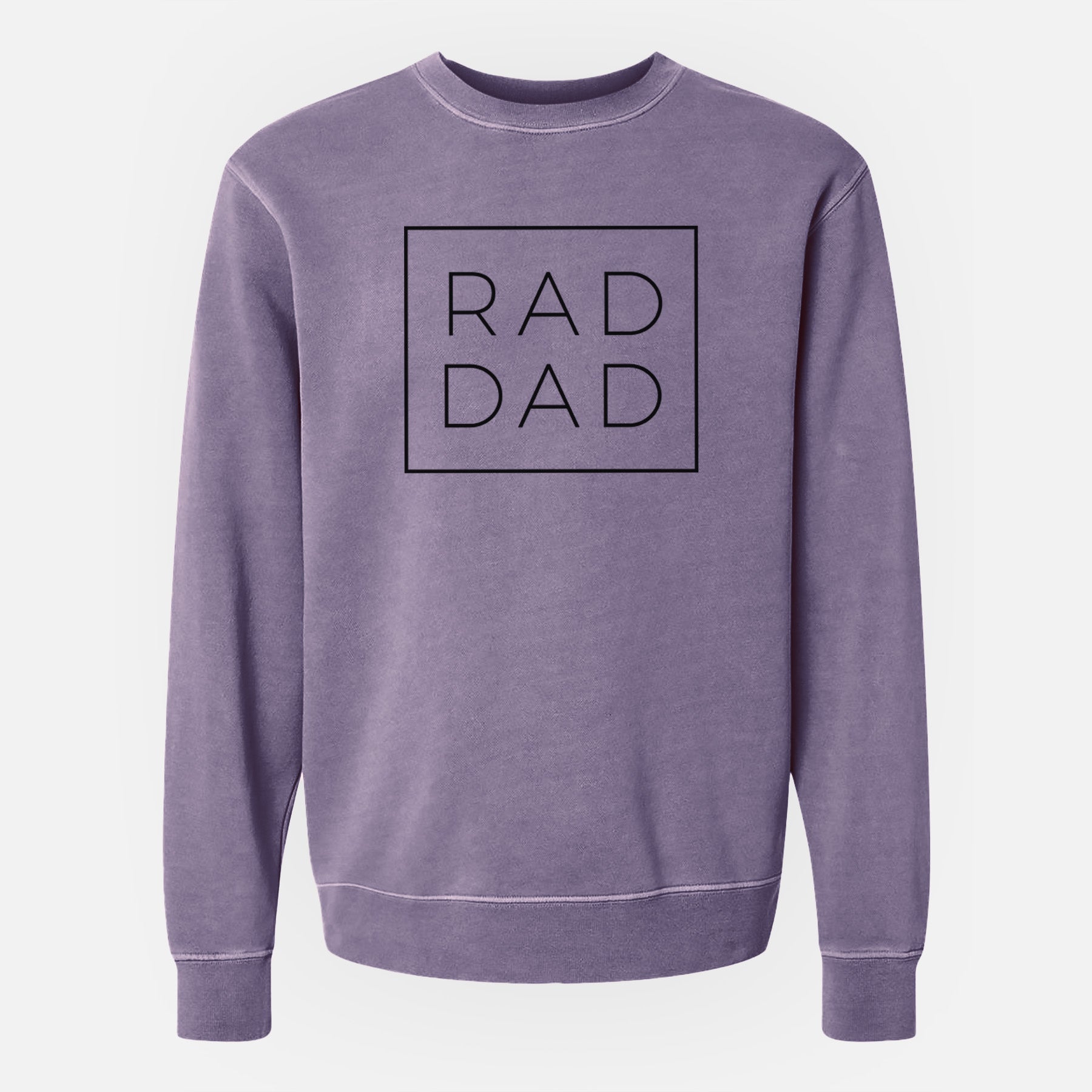 Rad Dad Boxed - Unisex Pigment Dyed Crew Sweatshirt