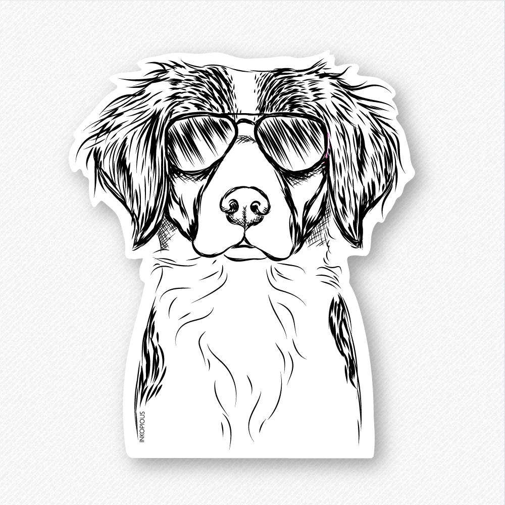 Remi the Brittany - Decal Sticker