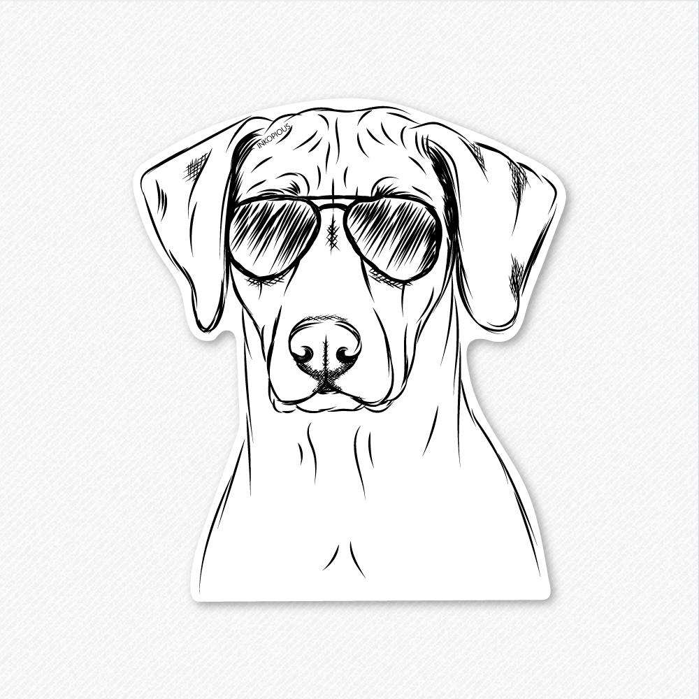 Ronan the Rhodesian Ridgeback - Decal Sticker – Inkopious