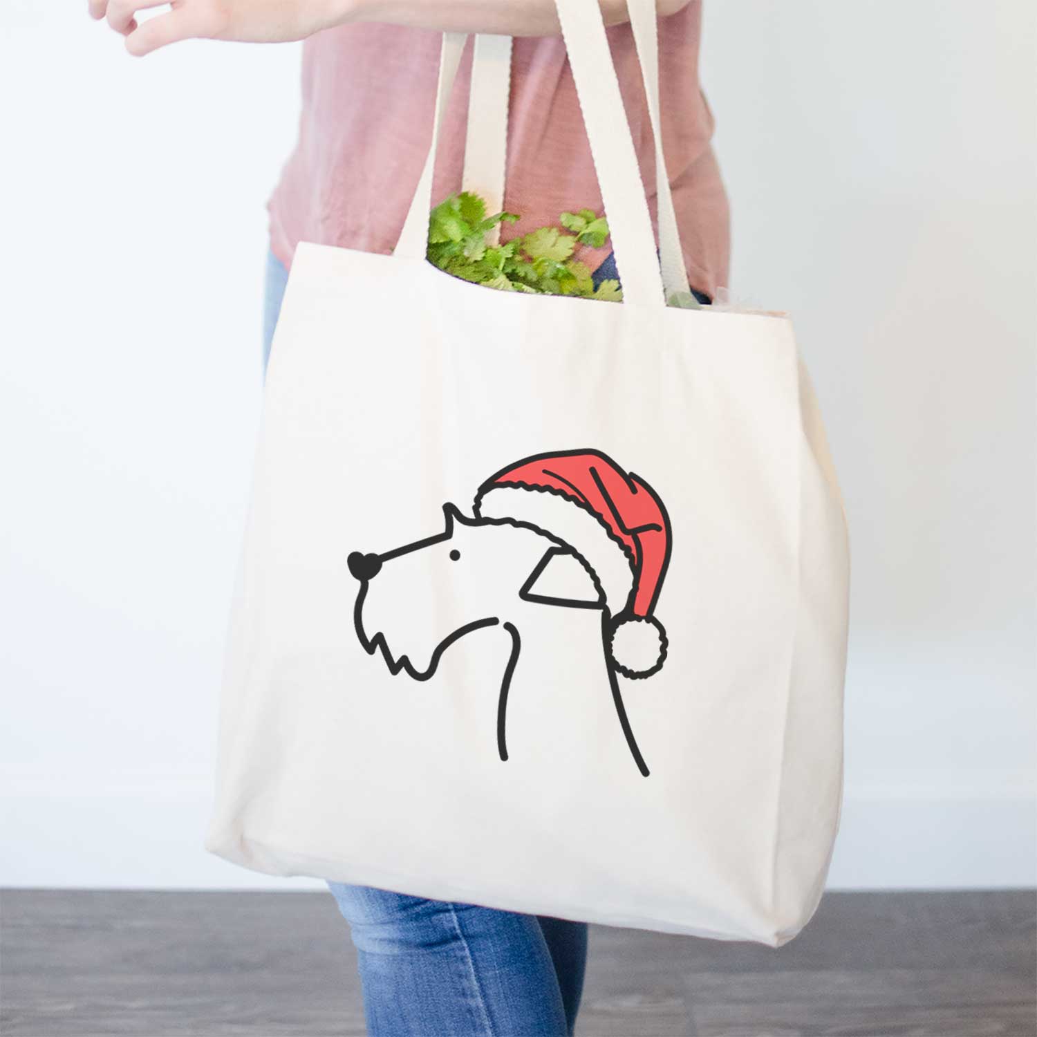 Jolly Airedale Terrier - Tote Bag