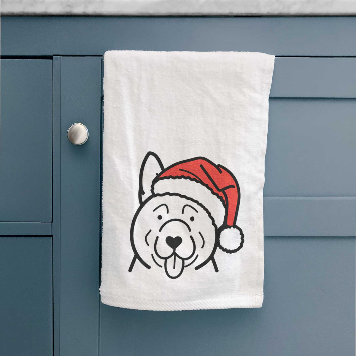 Jolly Akita - Decorative Hand Towel