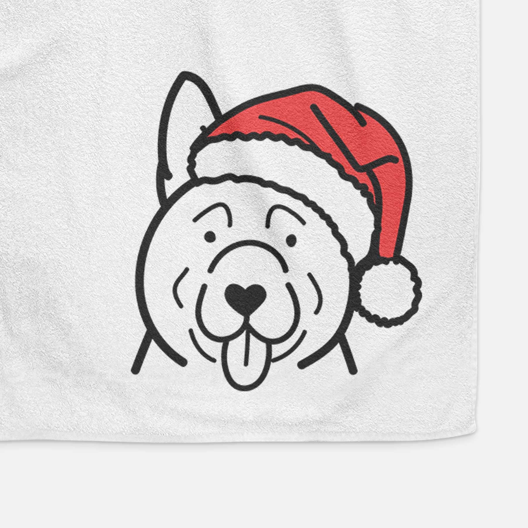 Jolly Akita - Decorative Hand Towel