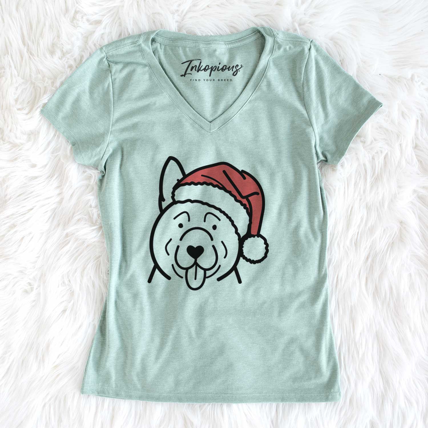 Jolly Akita - Women's V-neck Shirt