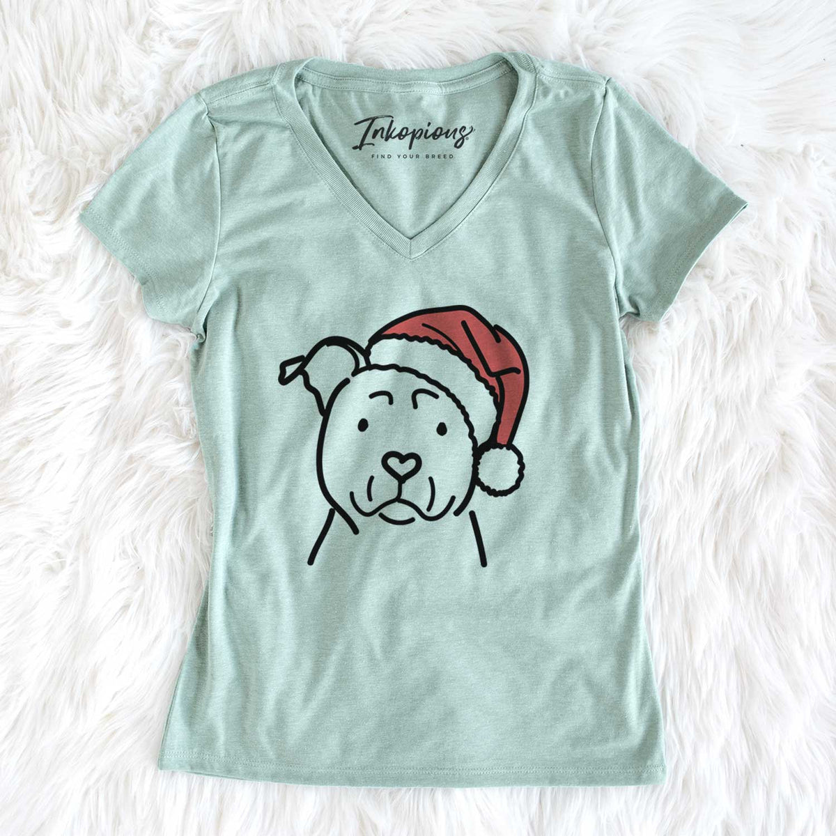 Jolly American Staffordshire Terrier - Women&#39;s V-neck Shirt