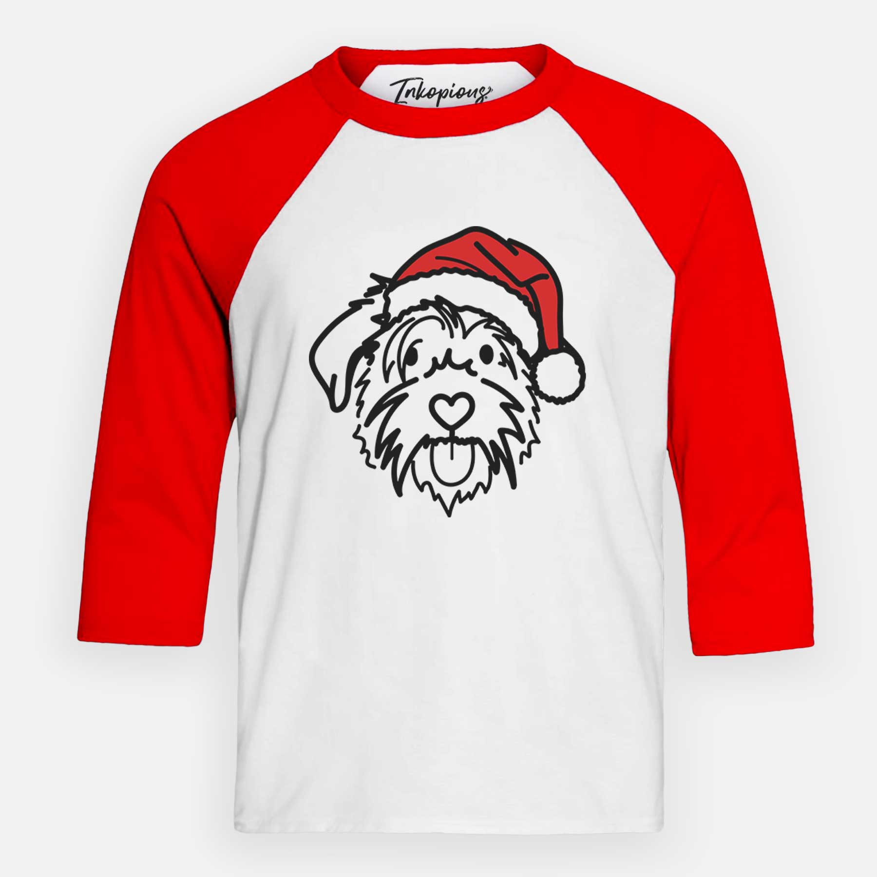 Jolly Scottish Terrier Border Collie Mix - Amal - Youth 3/4 Long Sleeve