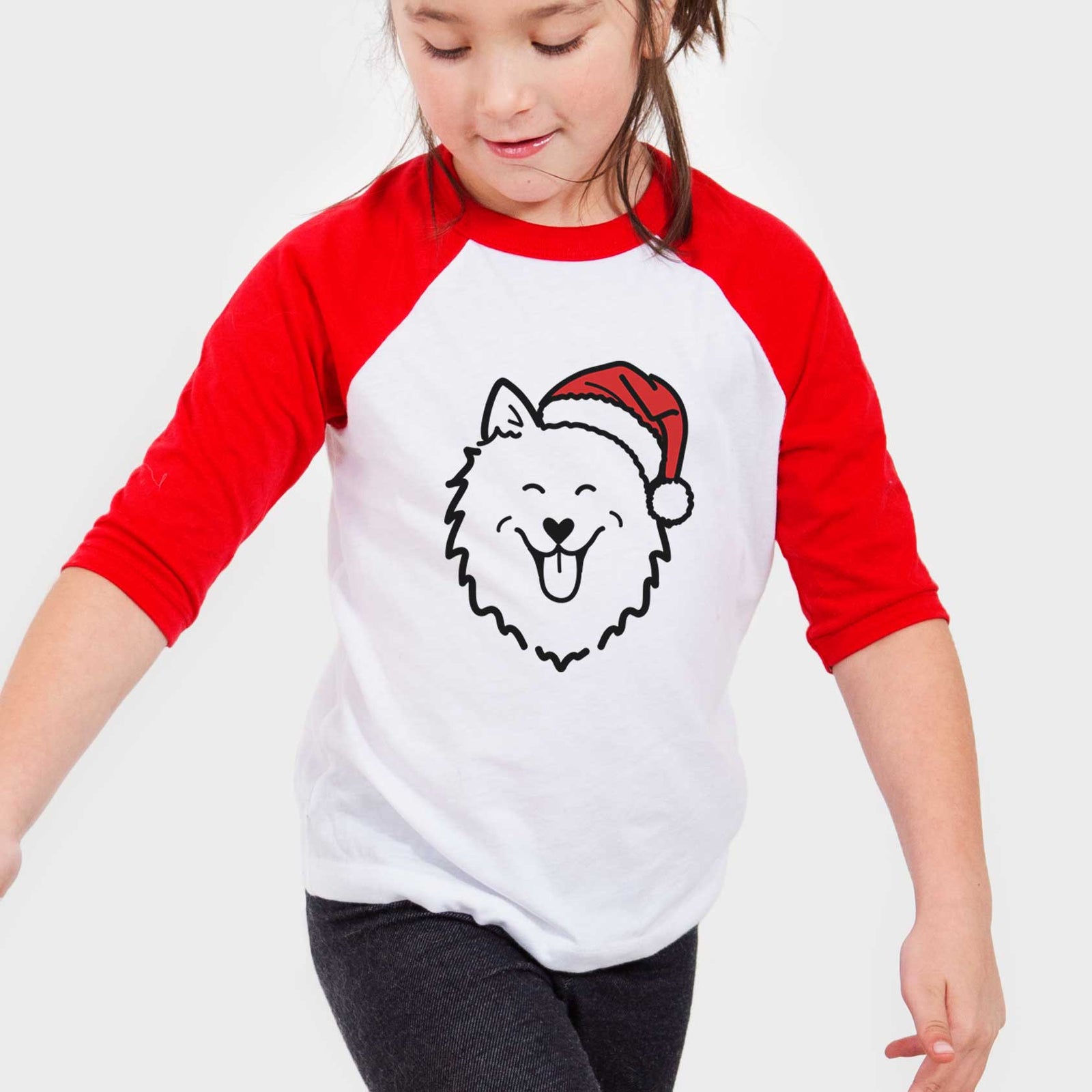 Jolly American Eskimo - Youth 3/4 Long Sleeve