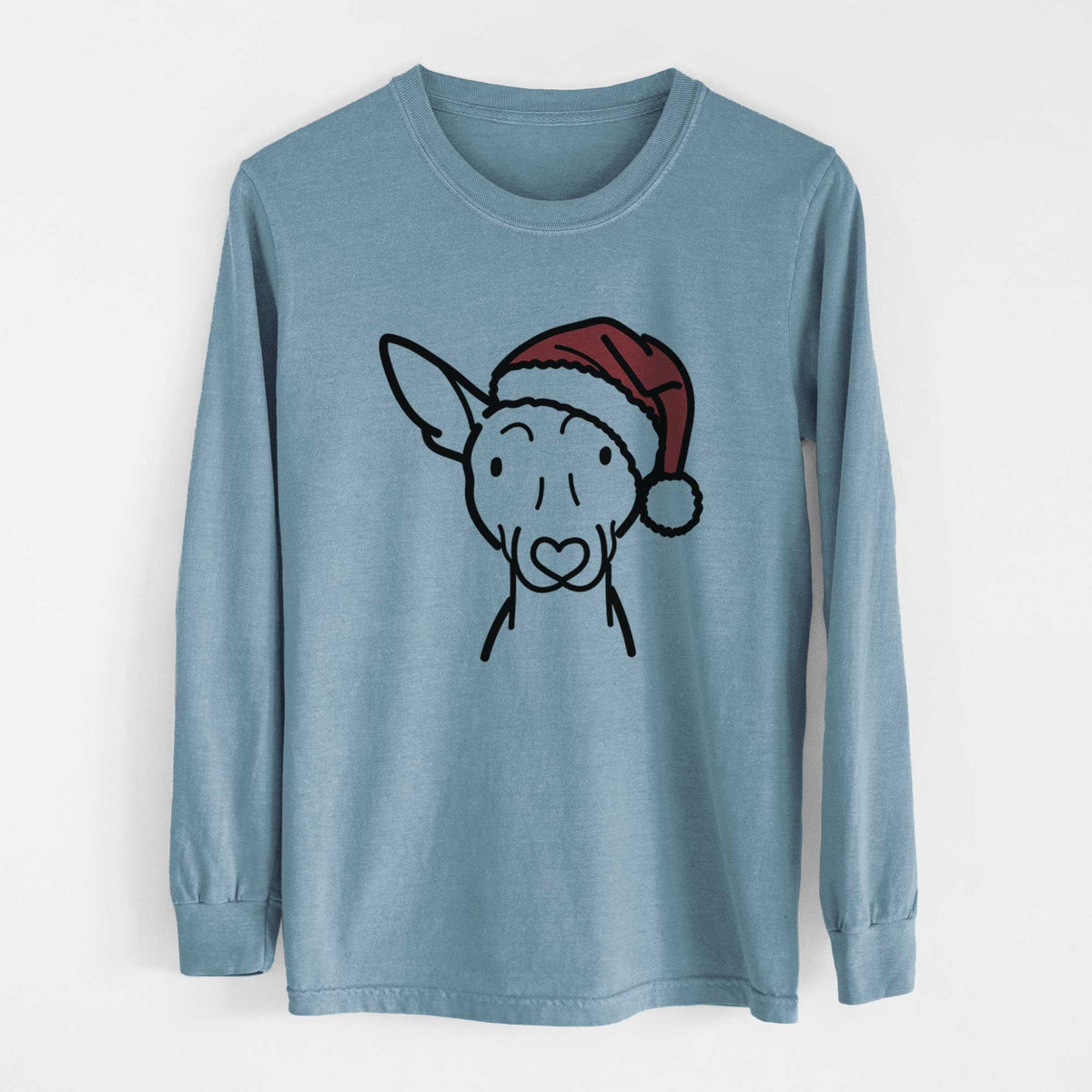 Jolly American Hairless Terrier - Heavyweight 100% Cotton Long Sleeve