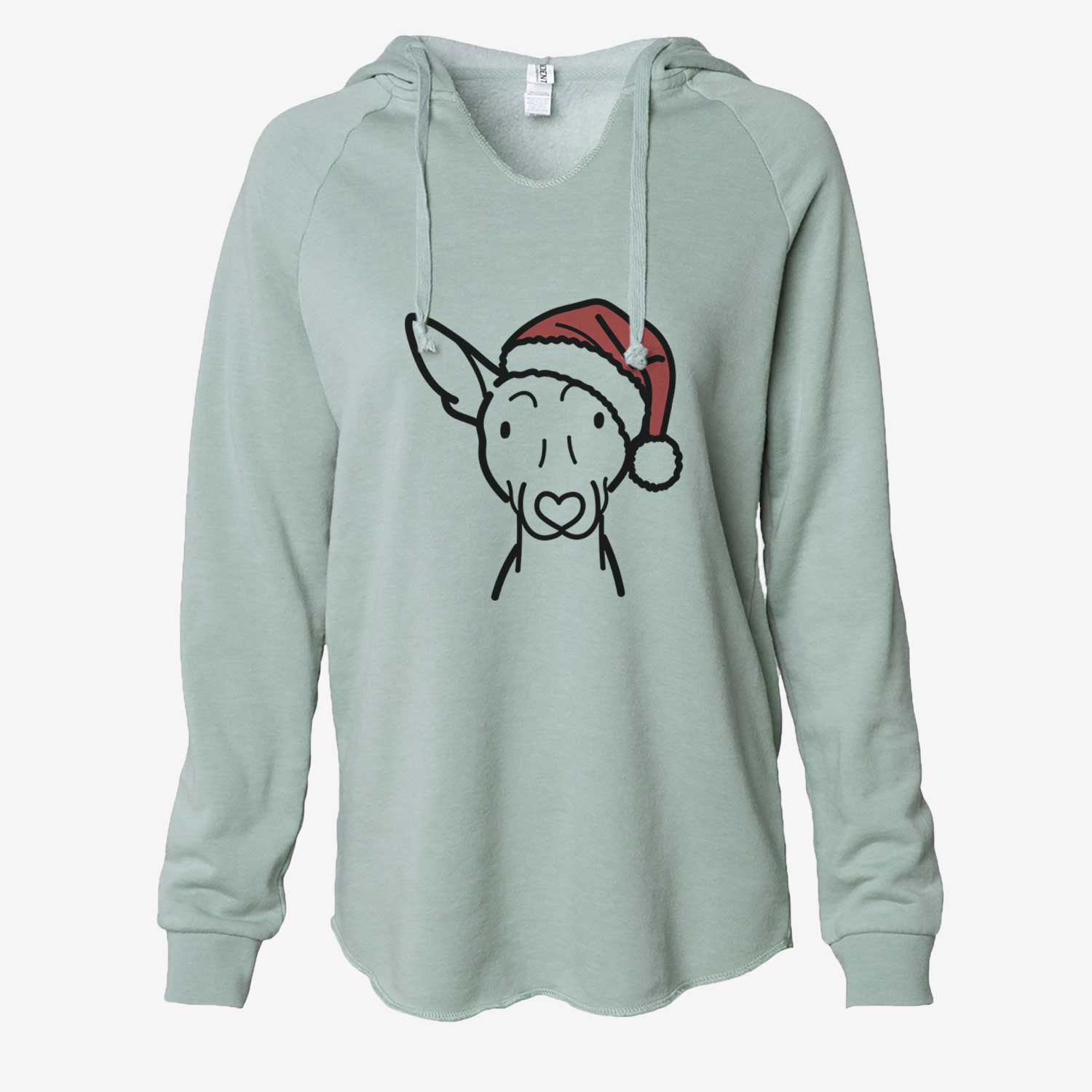 Jolly American Hairless Terrier - Cali Wave Hooded Sweatshirt