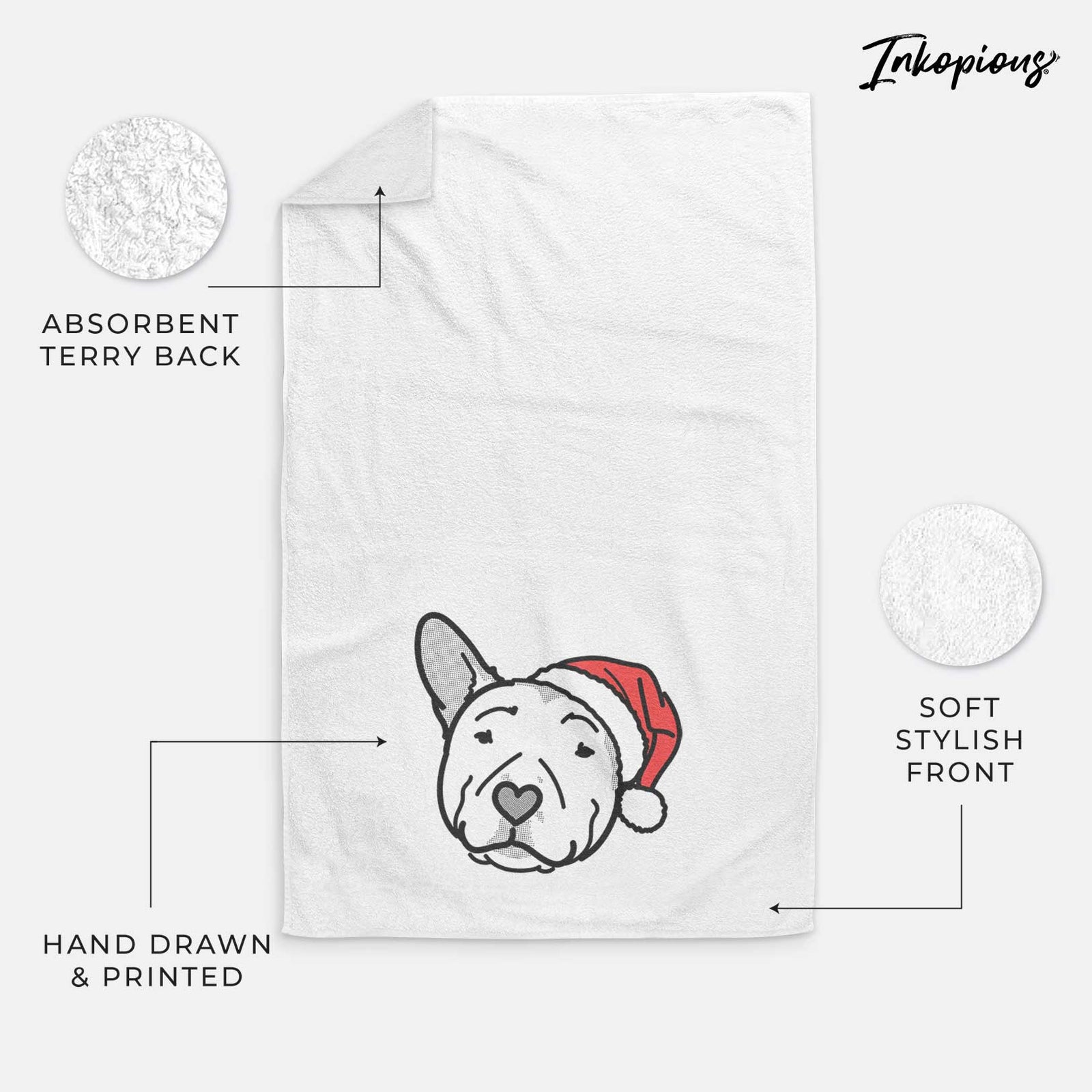 Jolly Pitbull - Archer - Decorative Hand Towel