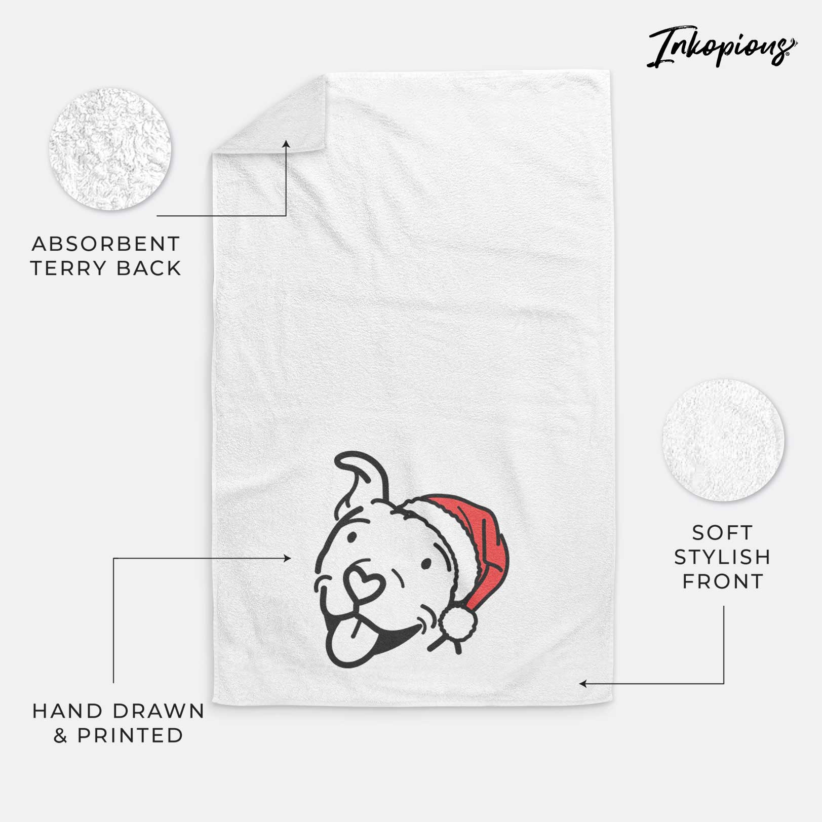 Jolly Pitbull - Arlo - Decorative Hand Towel