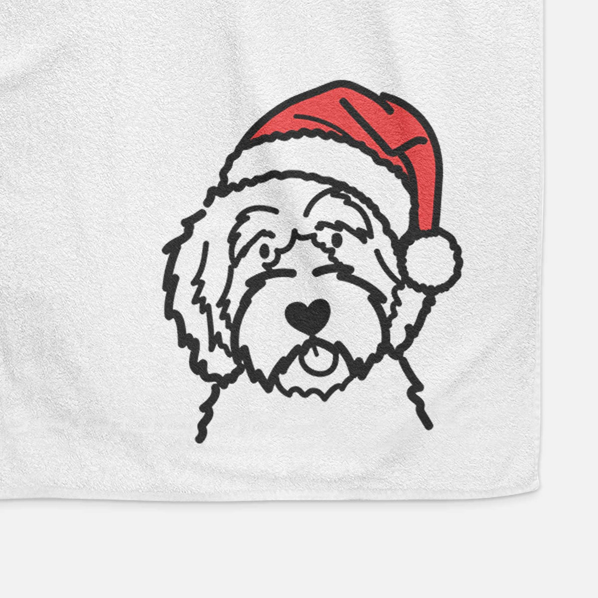 Jolly Aussiedoodle - Decorative Hand Towel