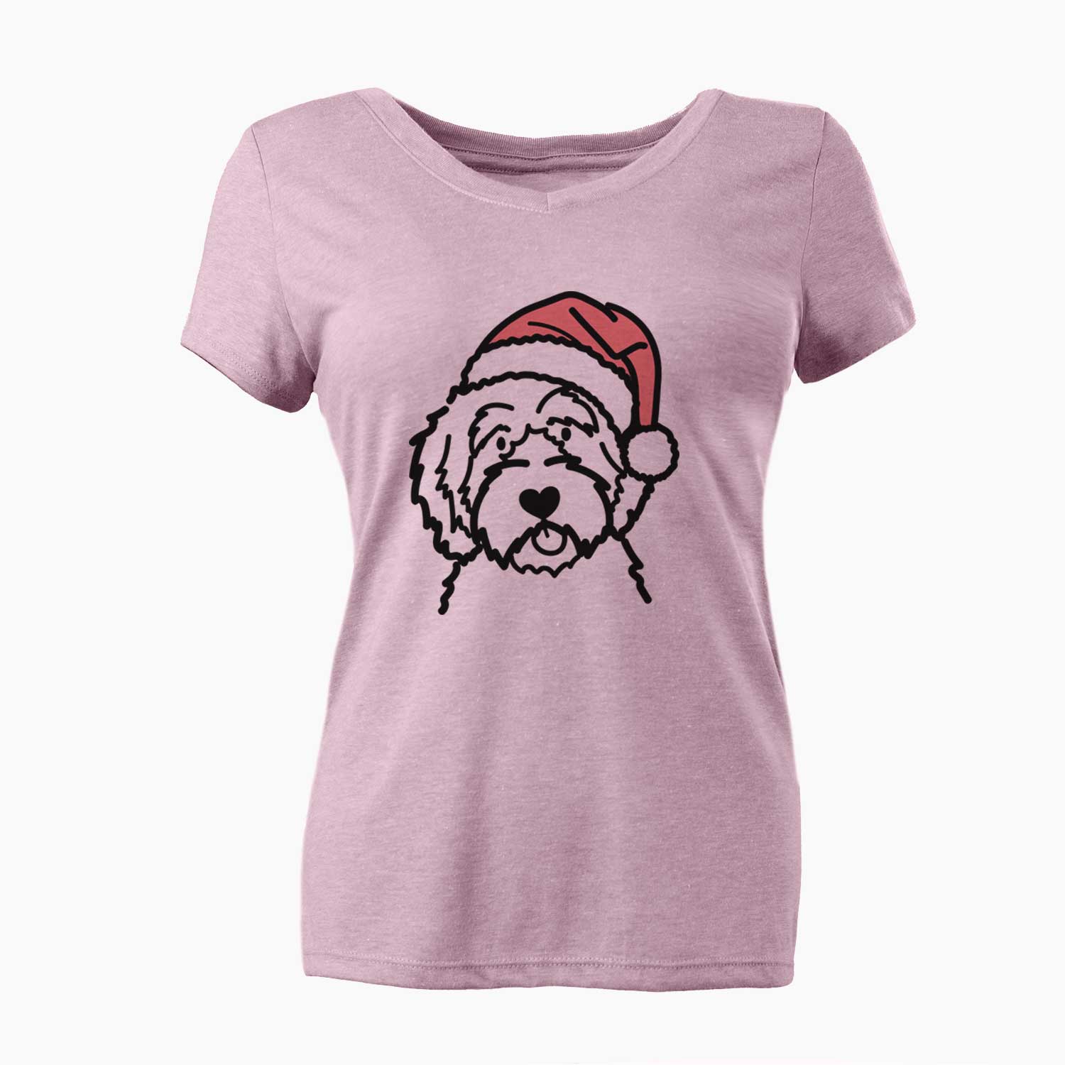 Jolly Aussiedoodle - Women's V-neck Shirt