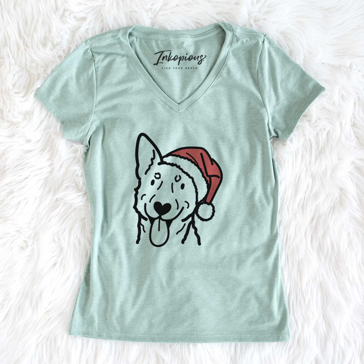 Jolly Australian Cattle Dog - Women's V-neck Shirt