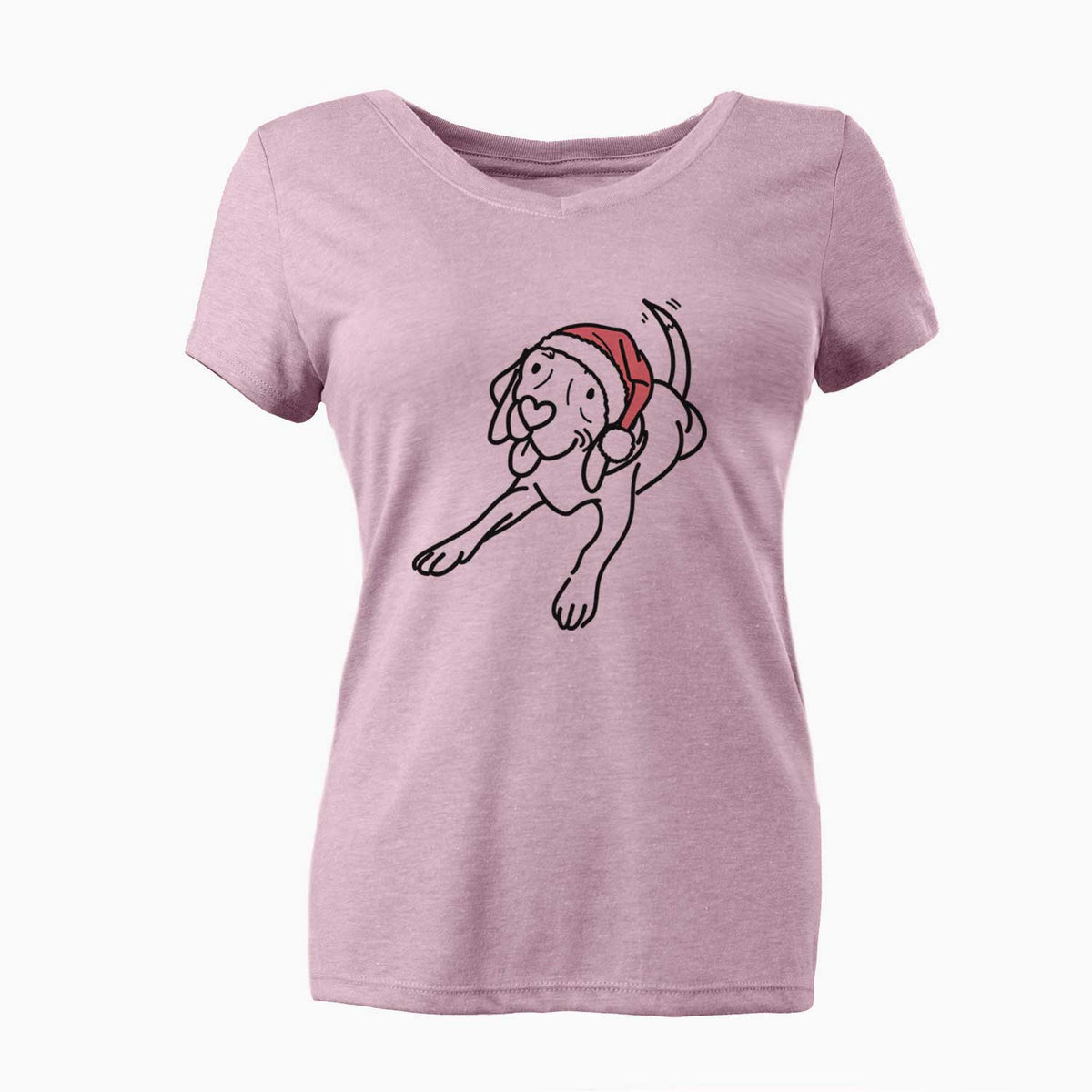 Jolly Beagle - Bagel - Women's V-neck Shirt