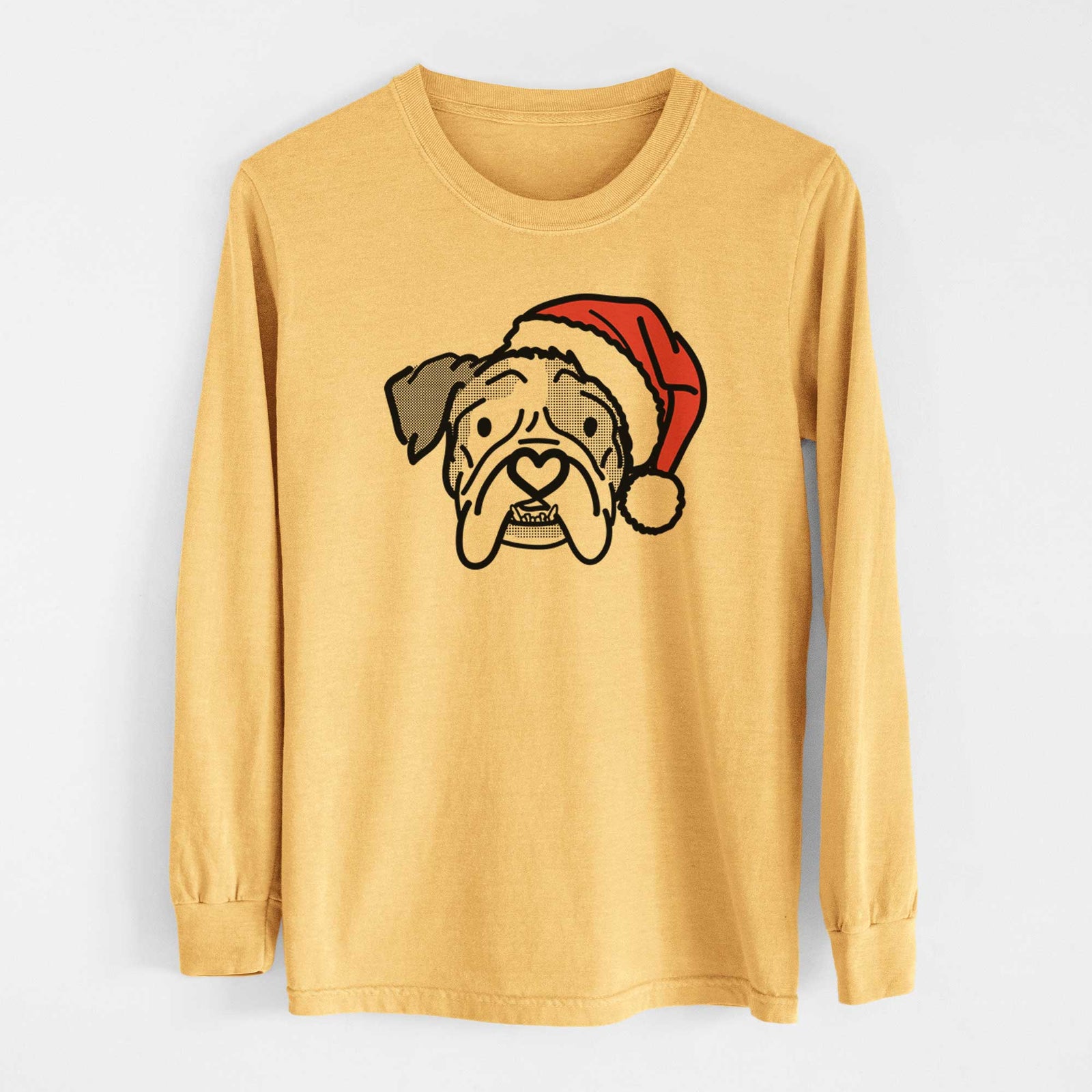 Jolly English Bulldog - Bailey - Heavyweight 100% Cotton Long Sleeve