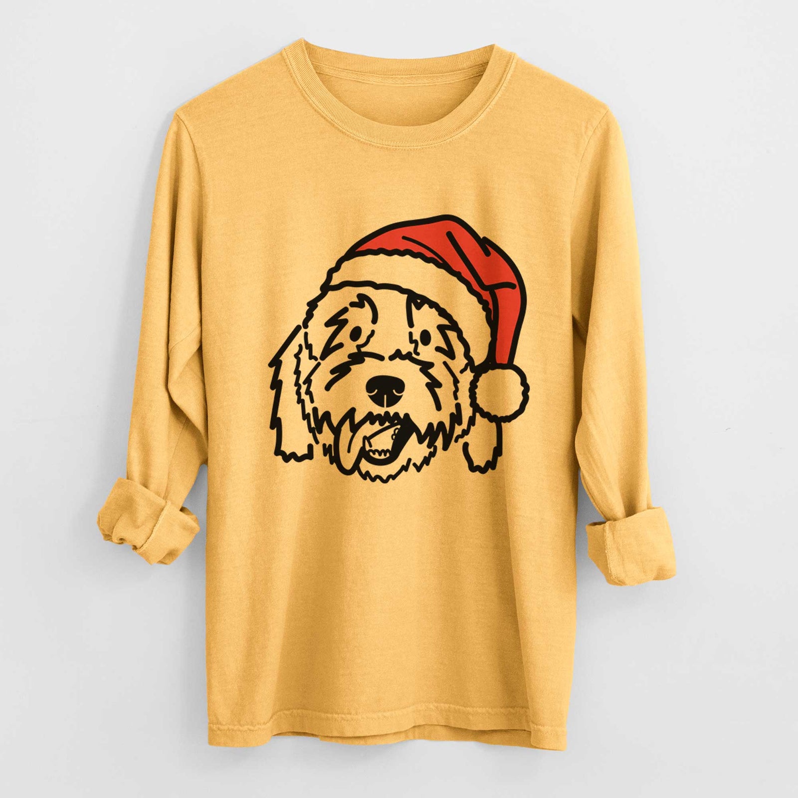 Jolly Goldendoodle - Barry - Heavyweight 100% Cotton Long Sleeve