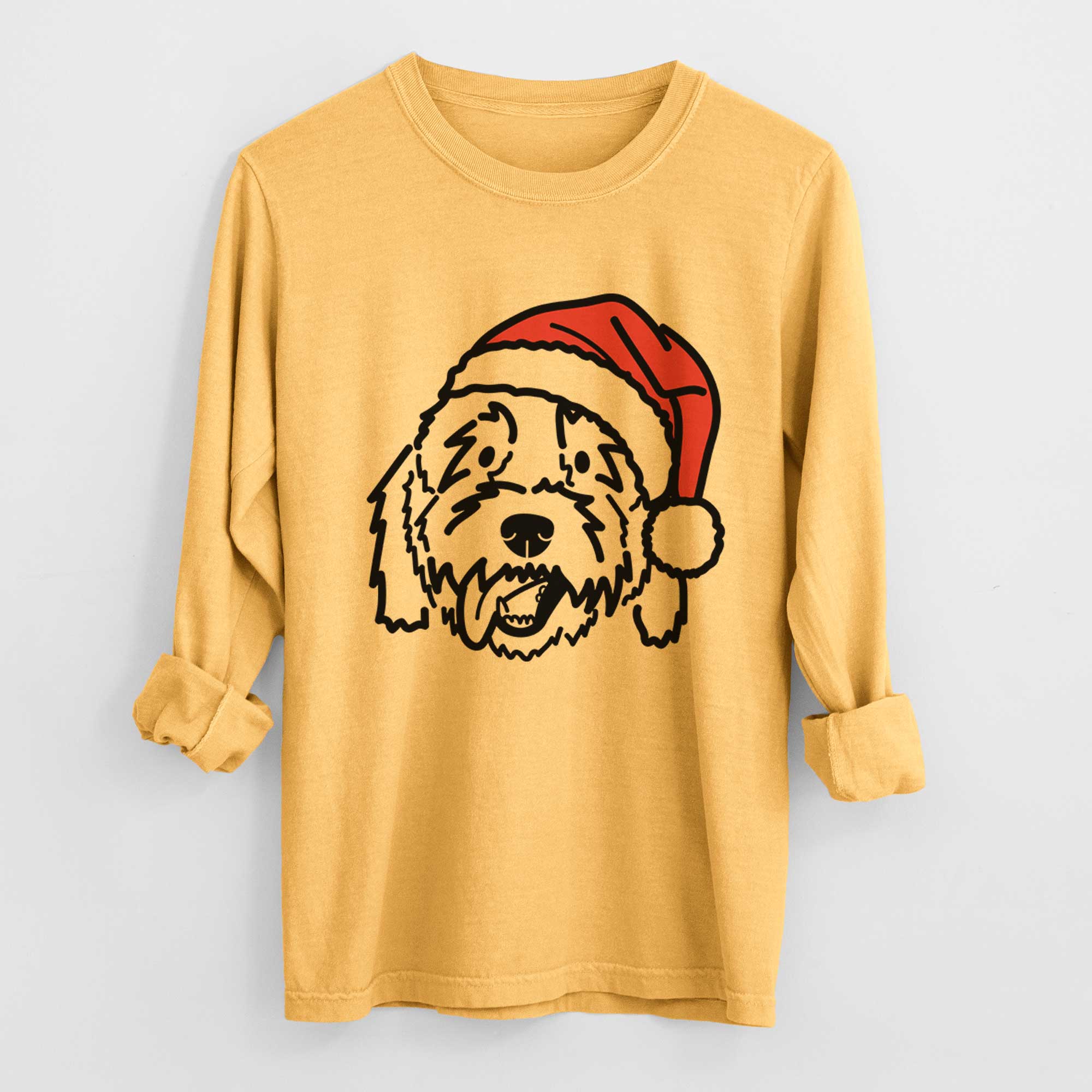 Jolly Goldendoodle - Barry - Heavyweight 100% Cotton Long Sleeve
