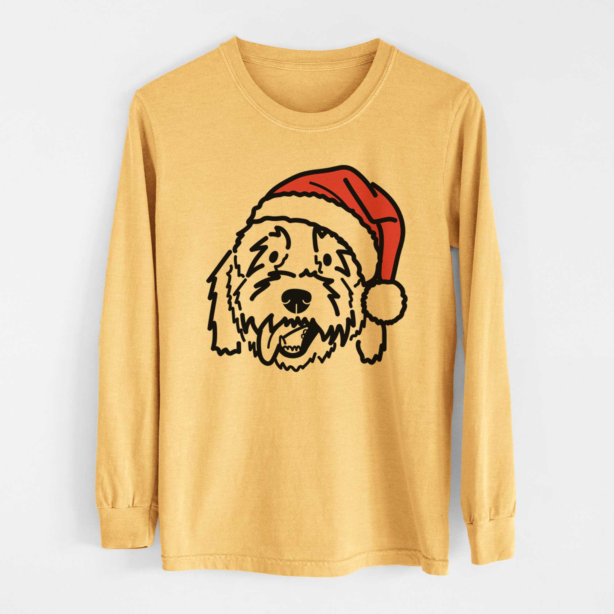 Jolly Goldendoodle - Barry - Heavyweight 100% Cotton Long Sleeve