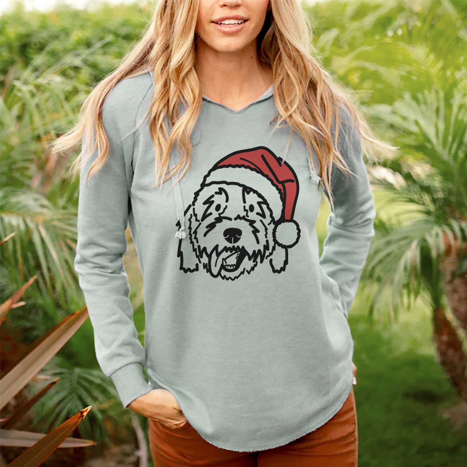 Jolly Goldendoodle - Barry - Cali Wave Hooded Sweatshirt