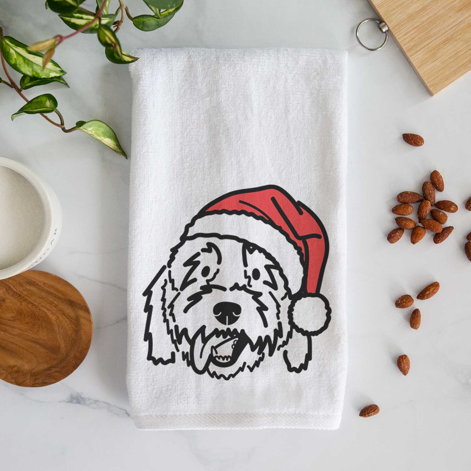Jolly Goldendoodle - Barry - Decorative Hand Towel