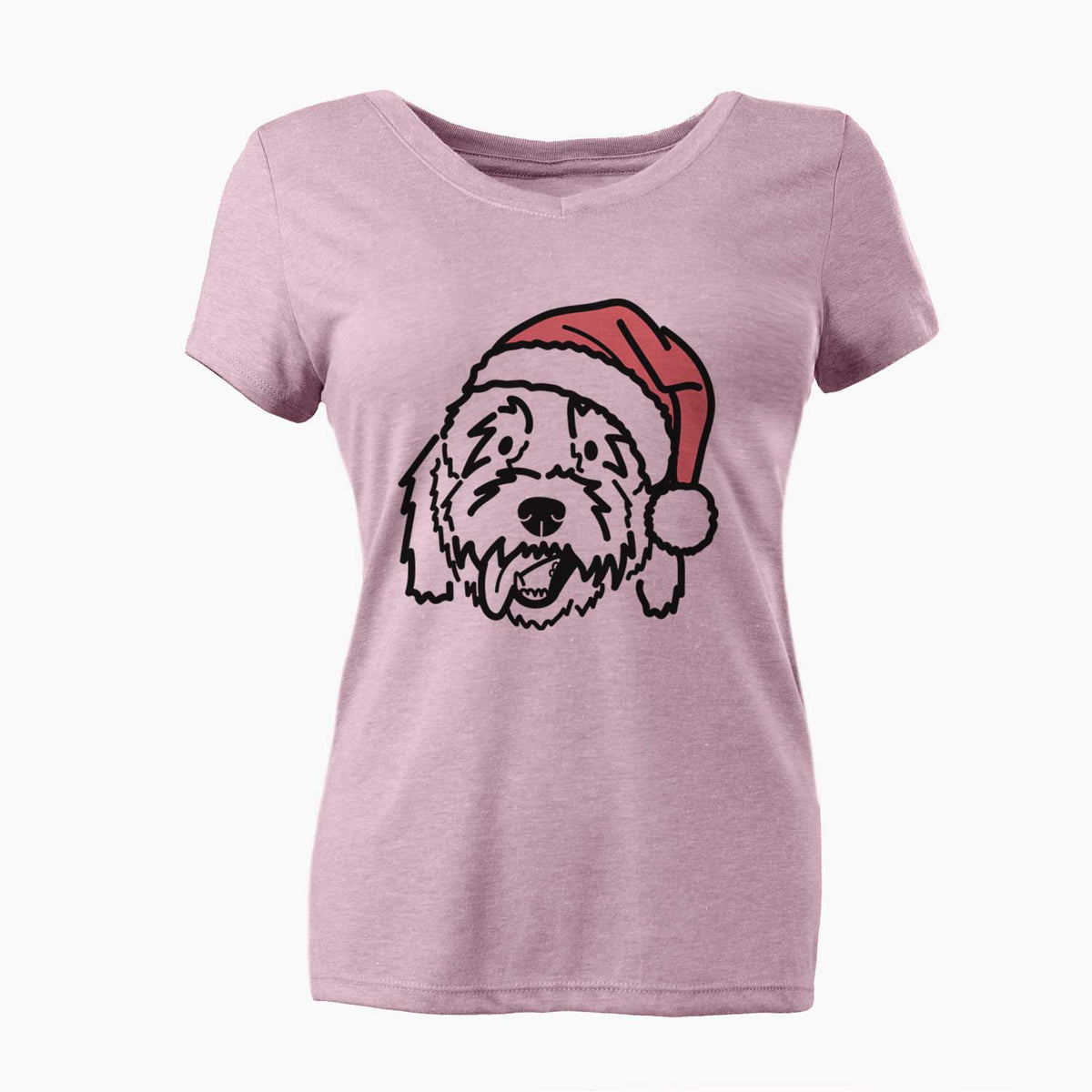 Jolly Goldendoodle - Barry - Women's V-neck Shirt