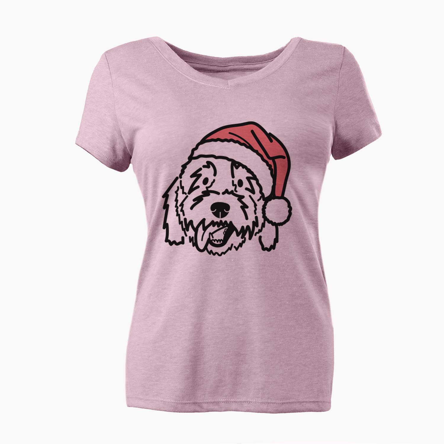 Jolly Goldendoodle - Barry - Women's V-neck Shirt