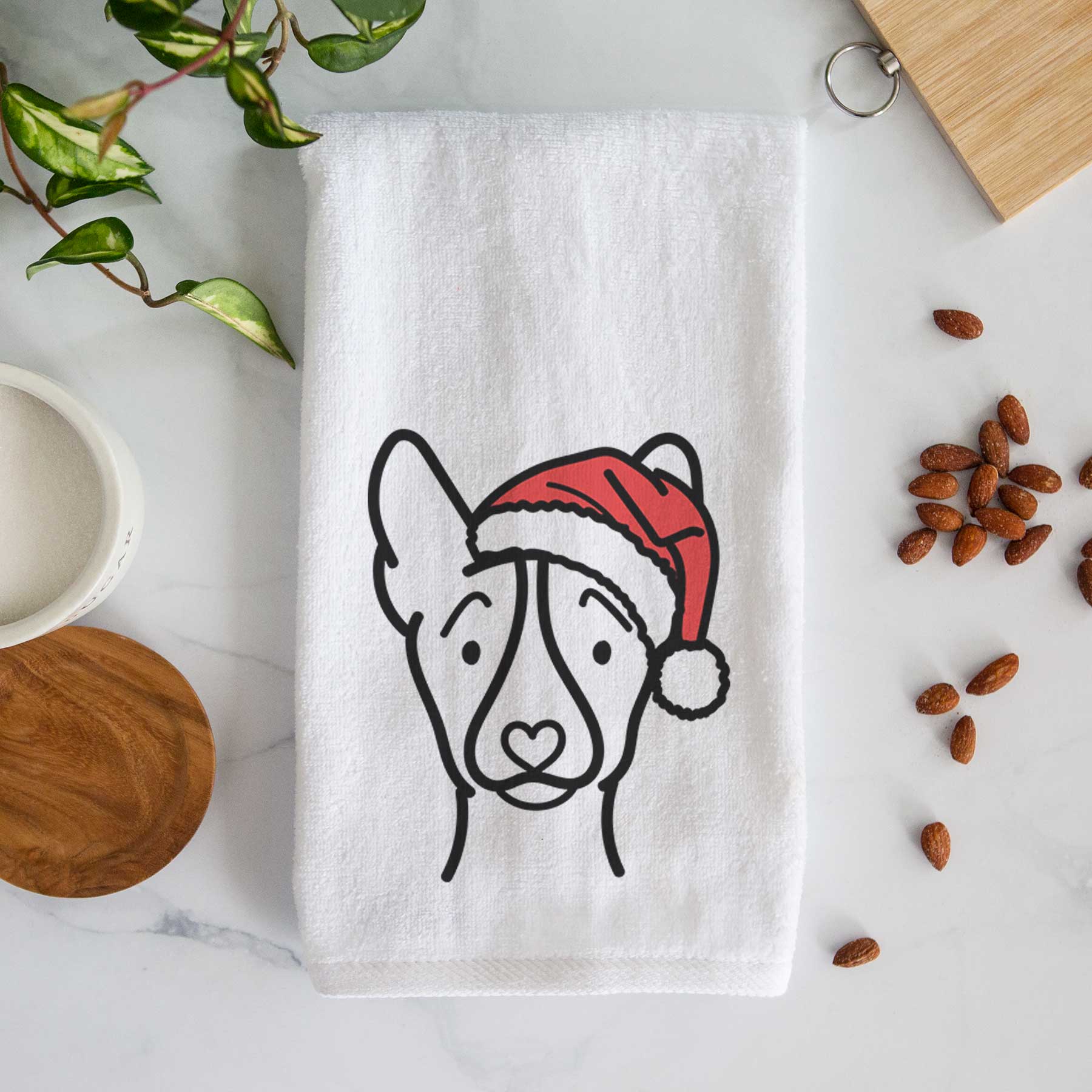 Jolly Basenji - Decorative Hand Towel