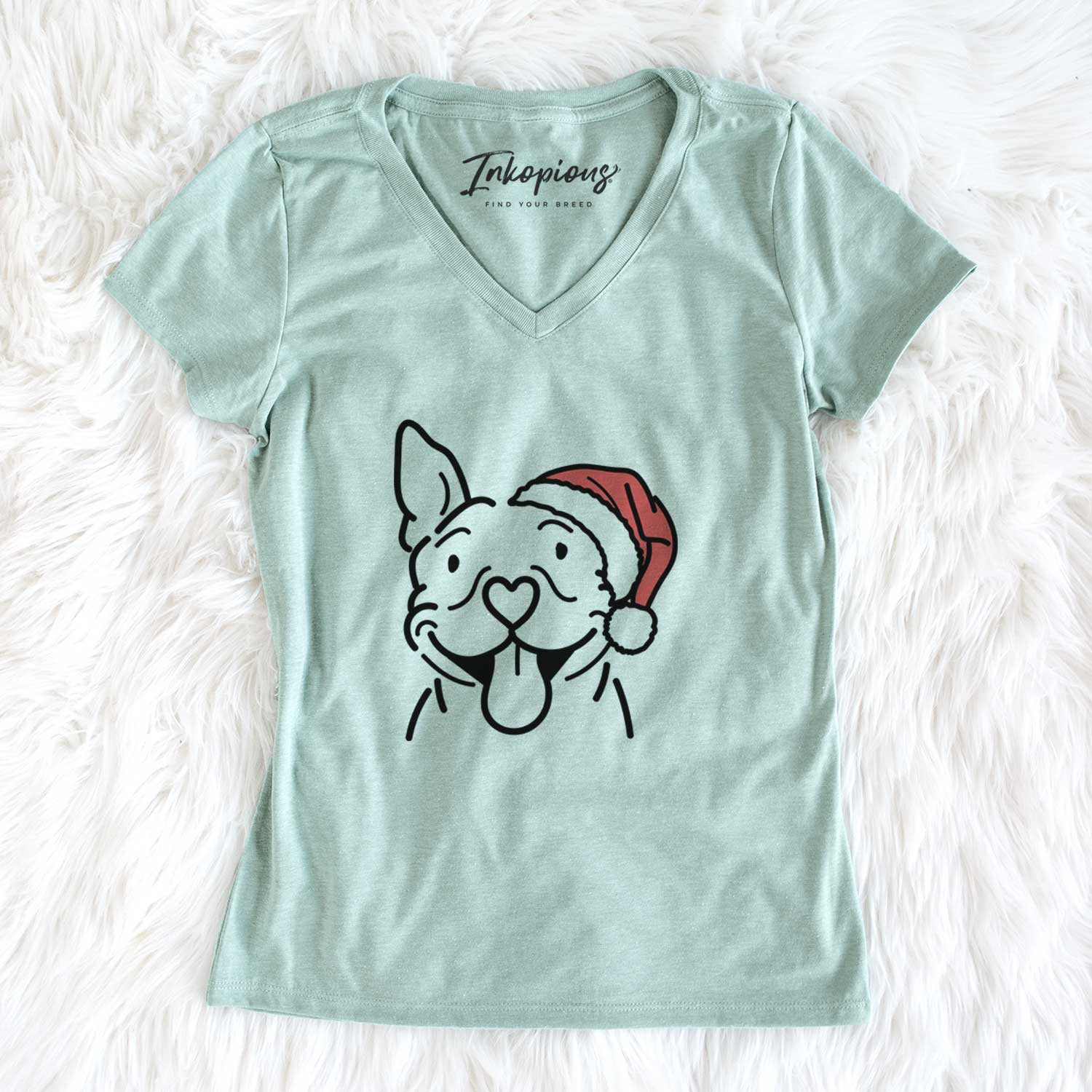 Jolly Pitbull - Basil - Women's V-neck Shirt