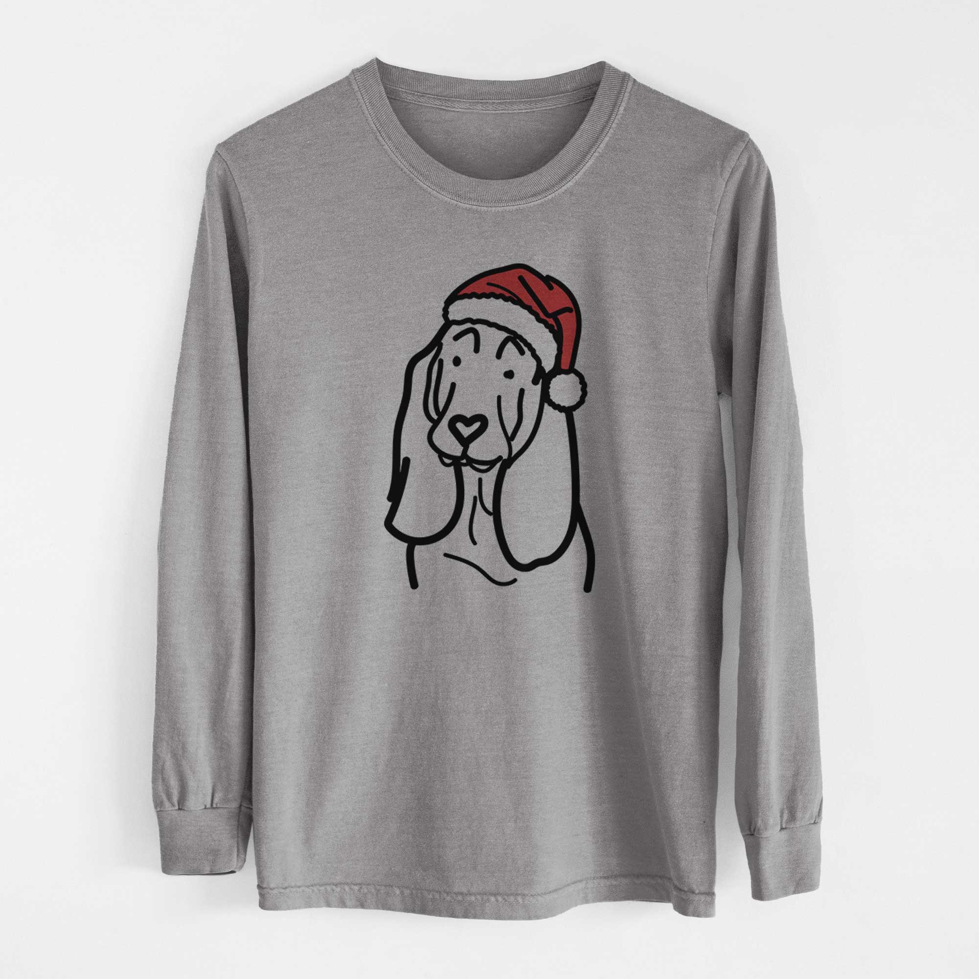 Jolly Basset Hound - Heavyweight 100% Cotton Long Sleeve