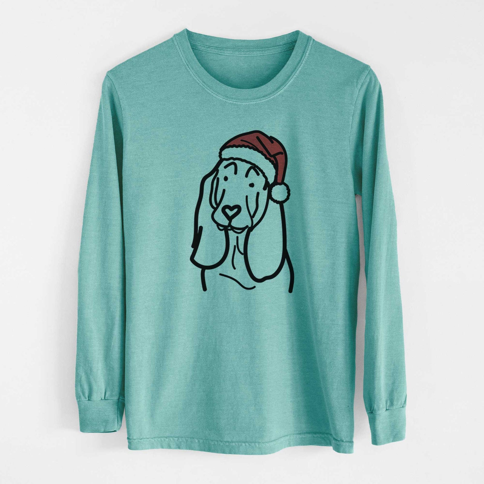 Jolly Basset Hound - Heavyweight 100% Cotton Long Sleeve