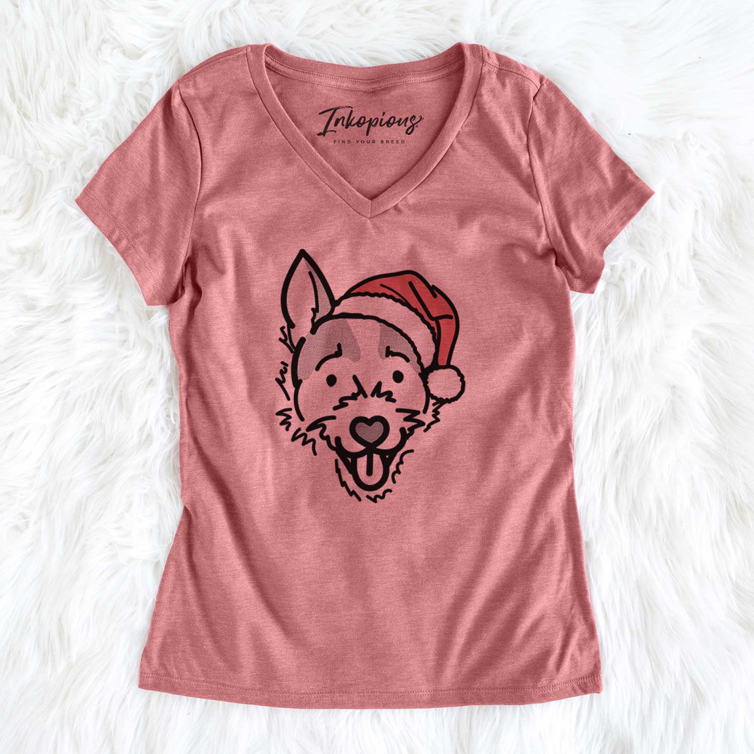 Jolly Jack Russell Terrier - Baxter - Women's V-neck Shirt