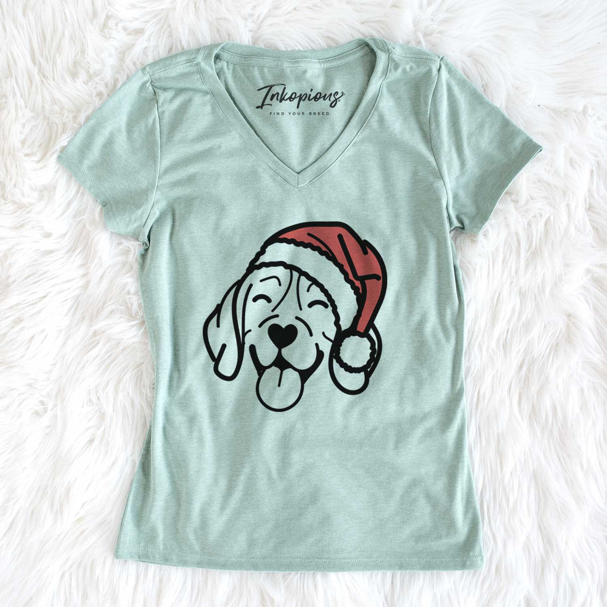 Jolly Beagle - Women&#39;s V-neck Shirt