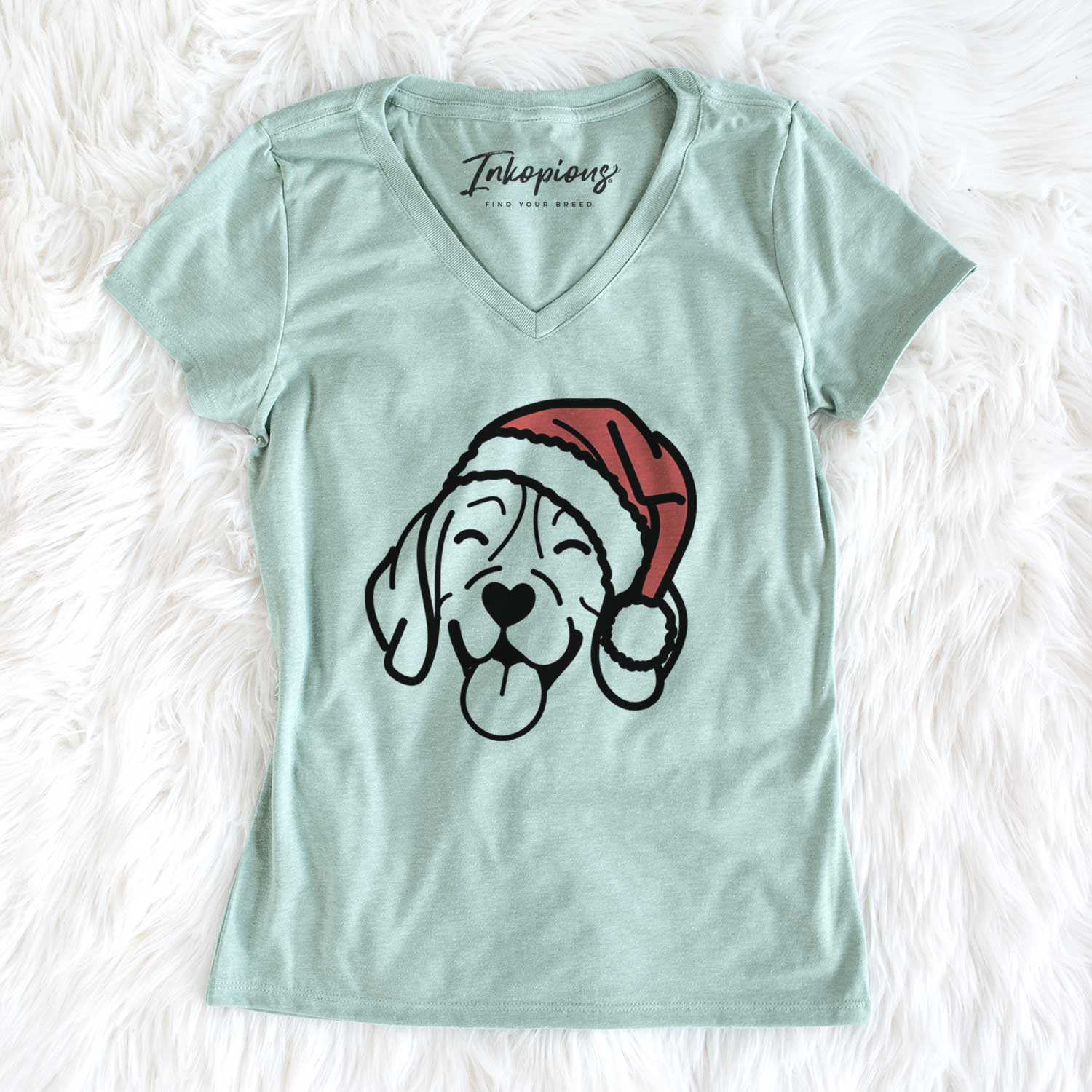 Jolly Beagle - Women's V-neck Shirt