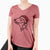 Jolly Bedlington Terrier - Women's V-neck Shirt