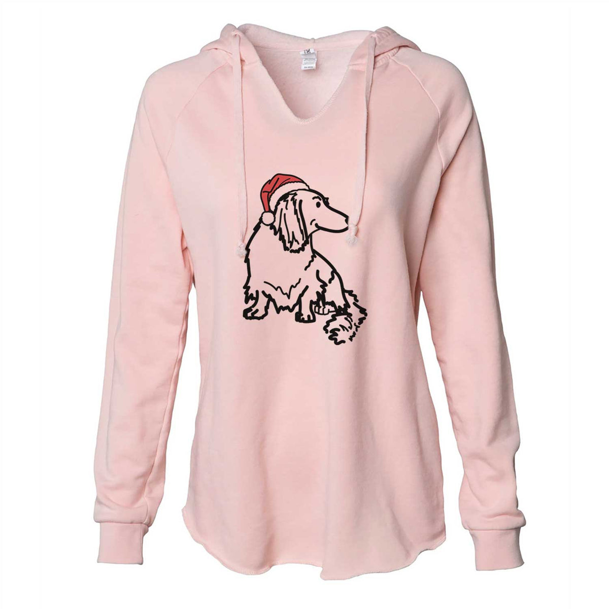 Jolly Dachshund - Bella - Cali Wave Hooded Sweatshirt