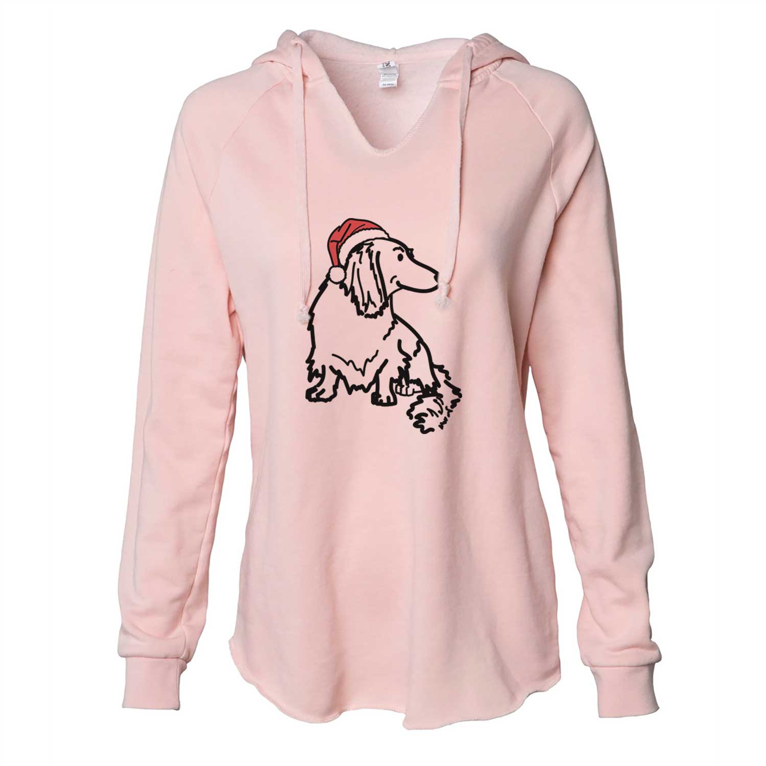 Jolly Dachshund - Bella - Cali Wave Hooded Sweatshirt