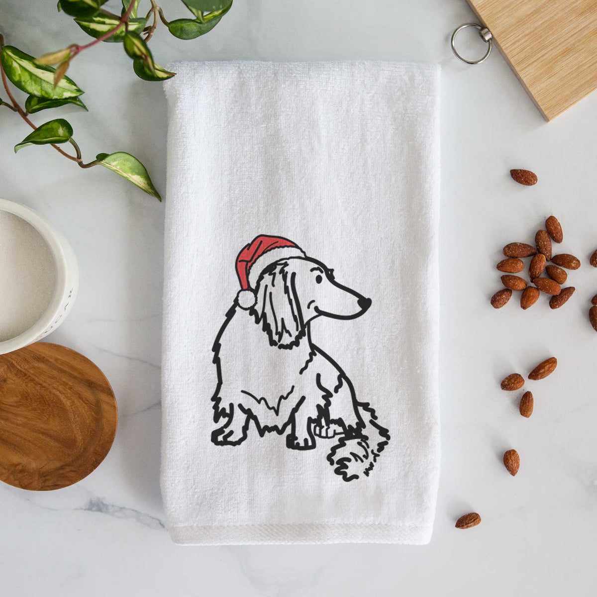 Jolly Dachshund - Bella - Decorative Hand Towel