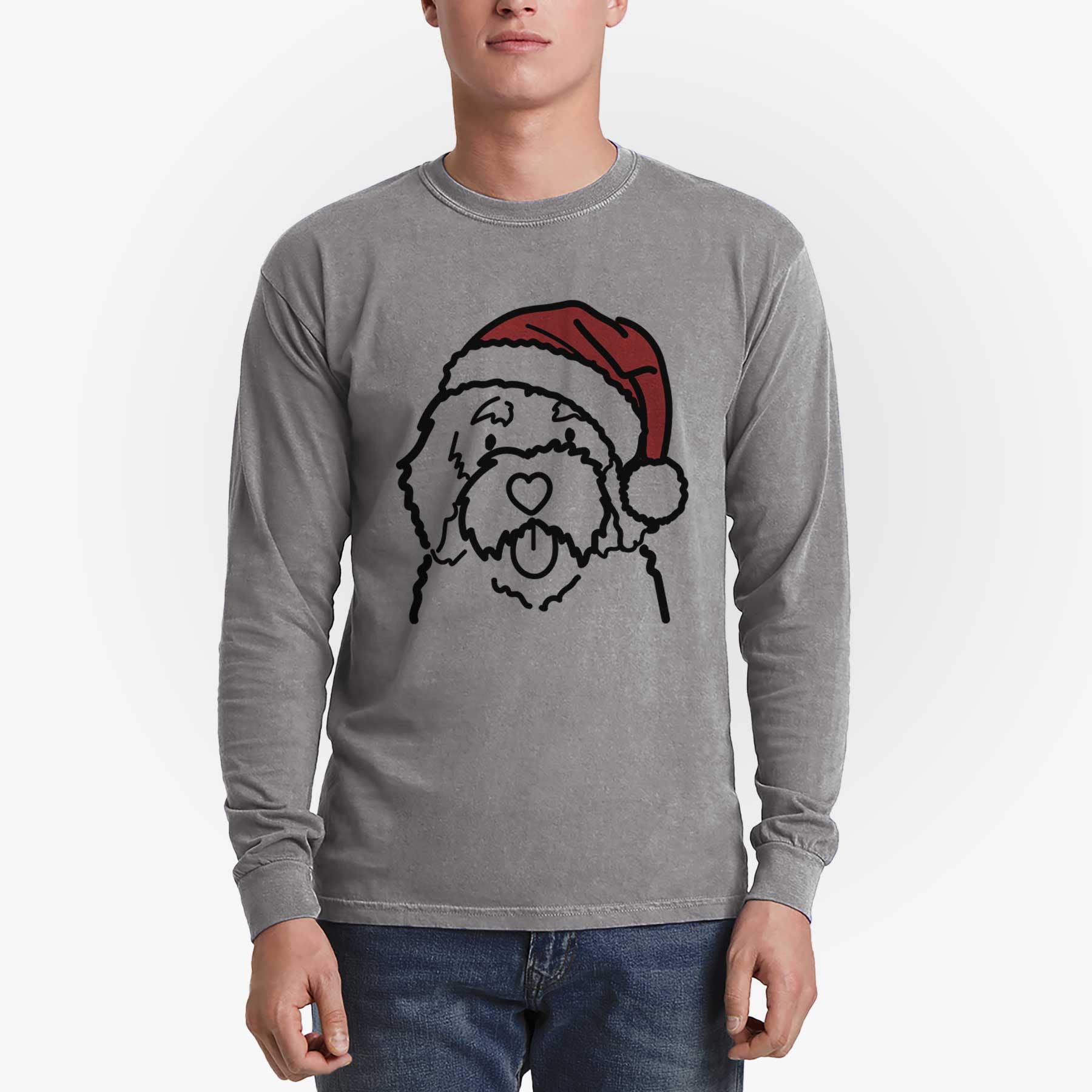 Jolly Bernedoodle - Heavyweight 100% Cotton Long Sleeve