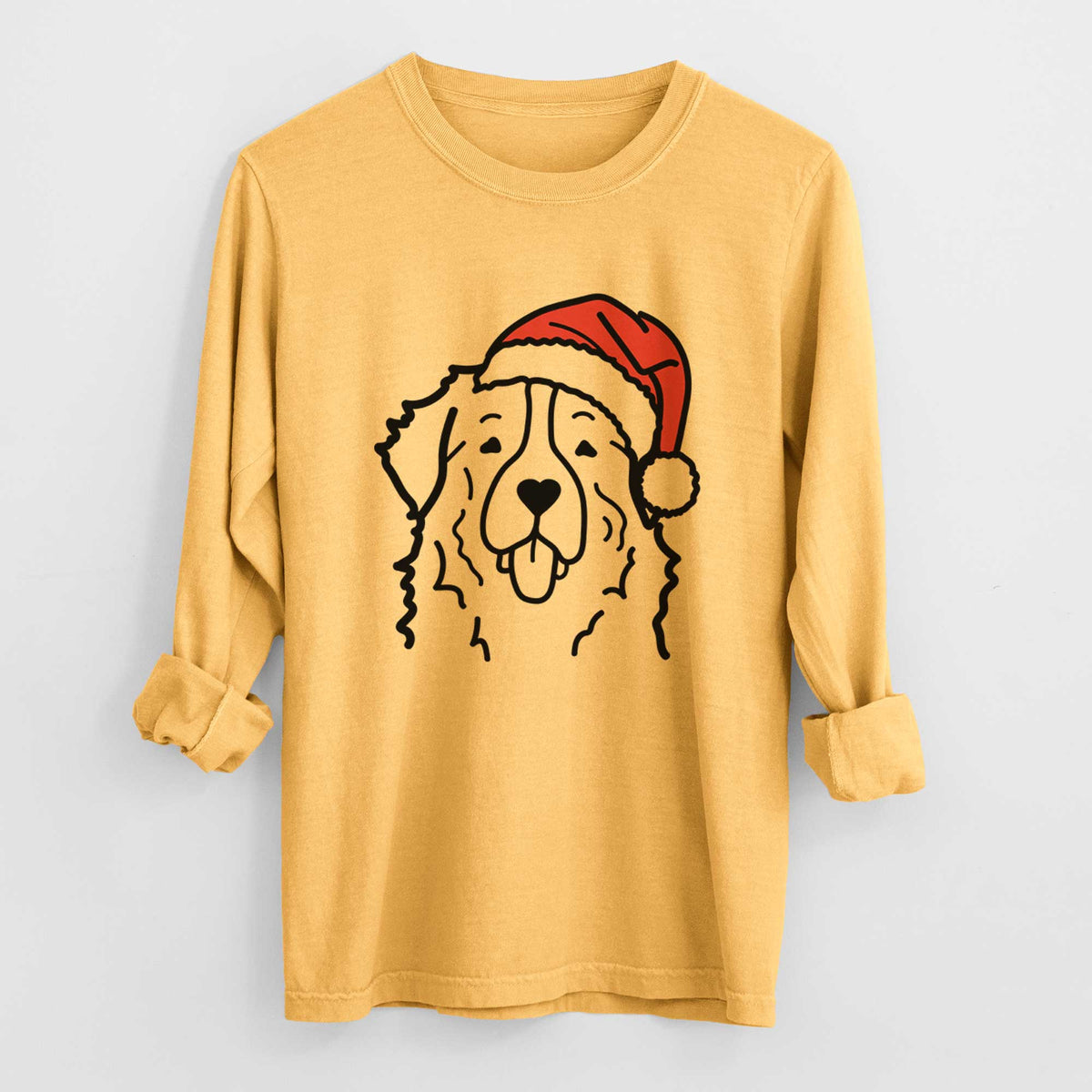 Jolly Bernese Mountain Dog - Heavyweight 100% Cotton Long Sleeve