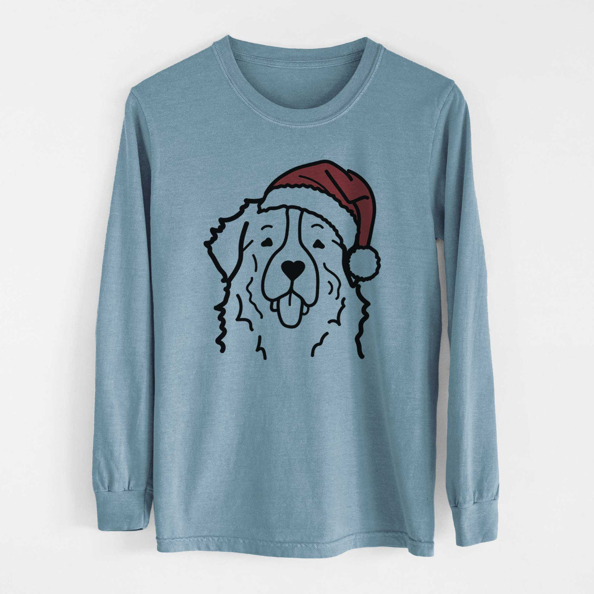 Jolly Bernese Mountain Dog - Heavyweight 100% Cotton Long Sleeve