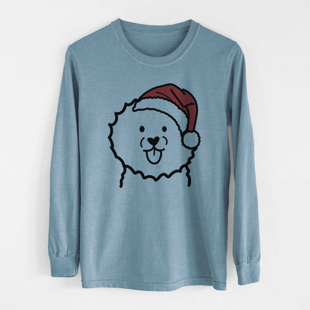 Jolly Bichon Frise - Heavyweight 100% Cotton Long Sleeve