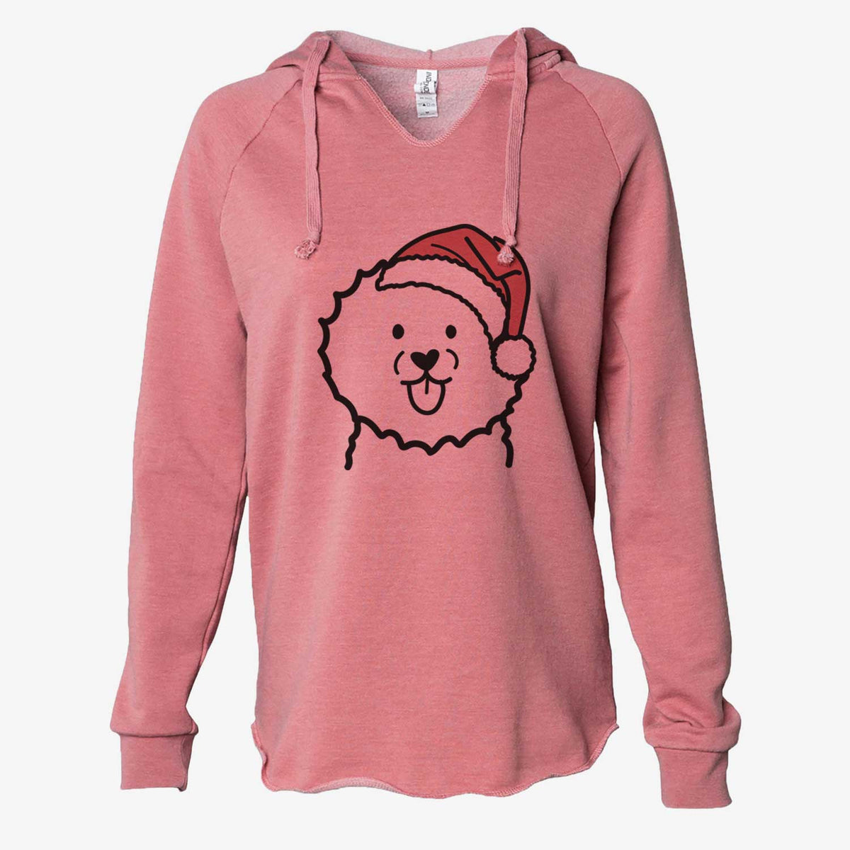Jolly Bichon Frise - Cali Wave Hooded Sweatshirt