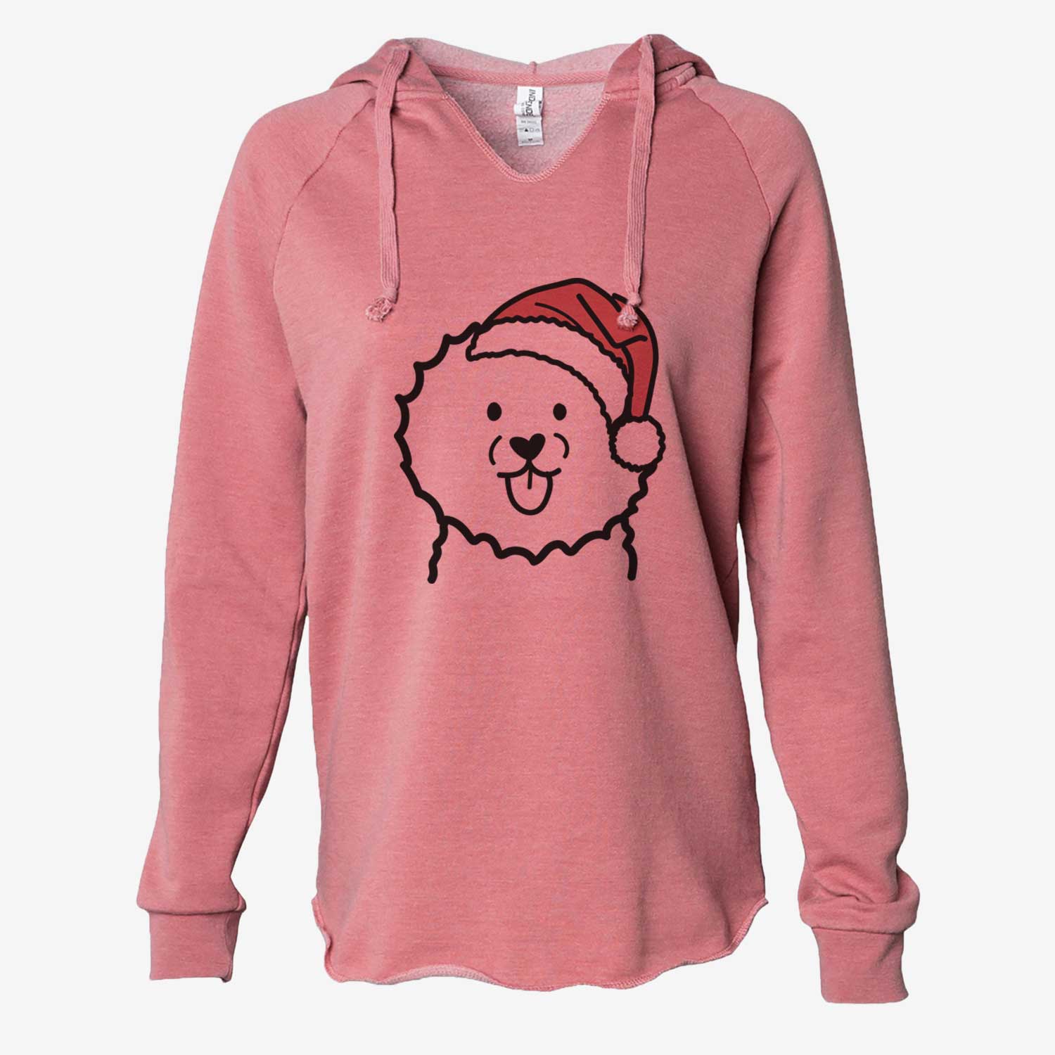 Jolly Bichon Frise - Cali Wave Hooded Sweatshirt