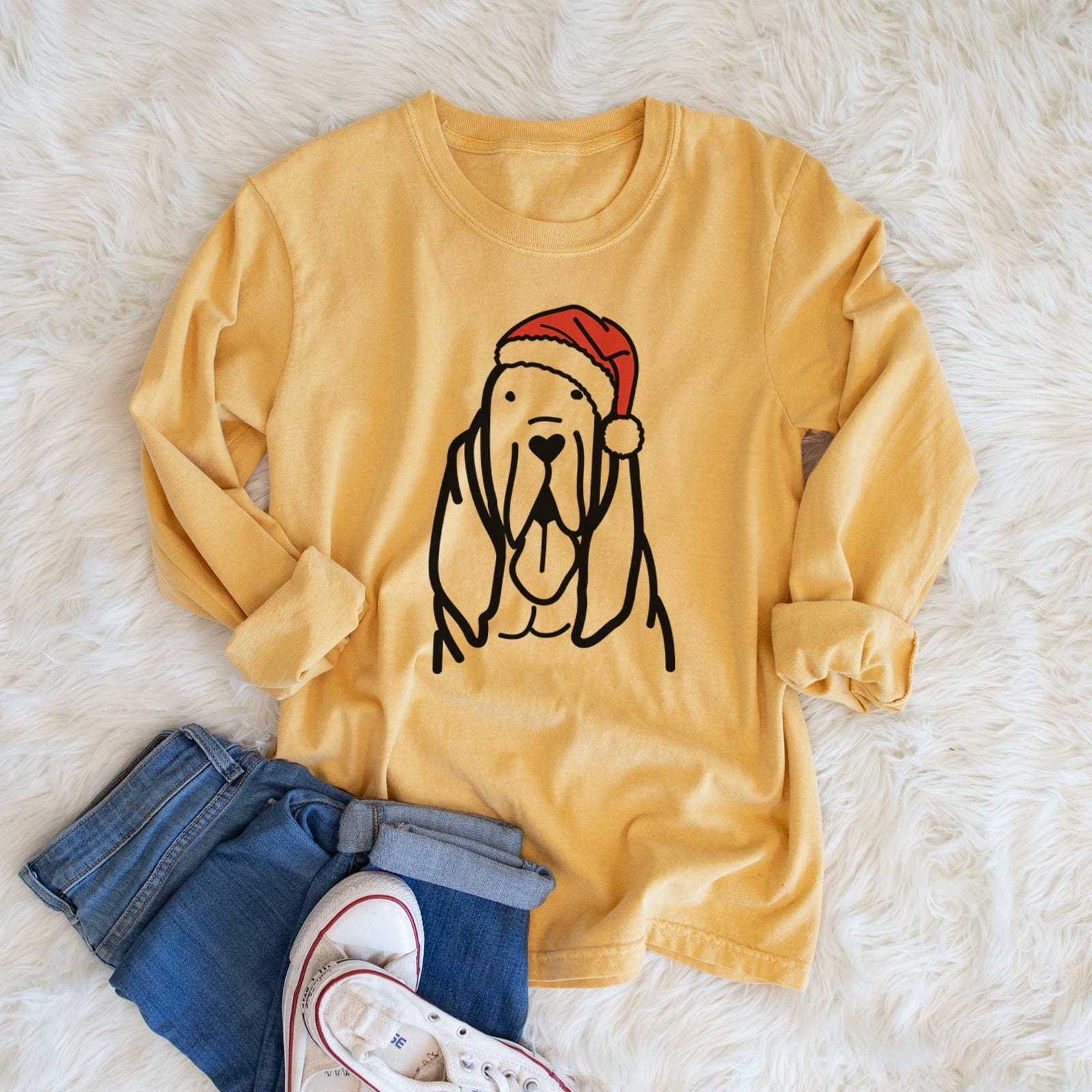 Jolly Bloodhound - Heavyweight 100% Cotton Long Sleeve